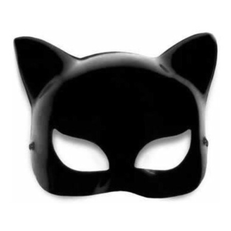 Kit 5 Máscaras Mulher Gato plástico Fantasia Festa Halloween