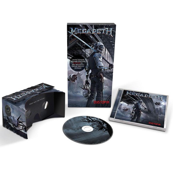 Box Megadeth - Dystopia Digipack com CD + Óculos de Realidade Virtual