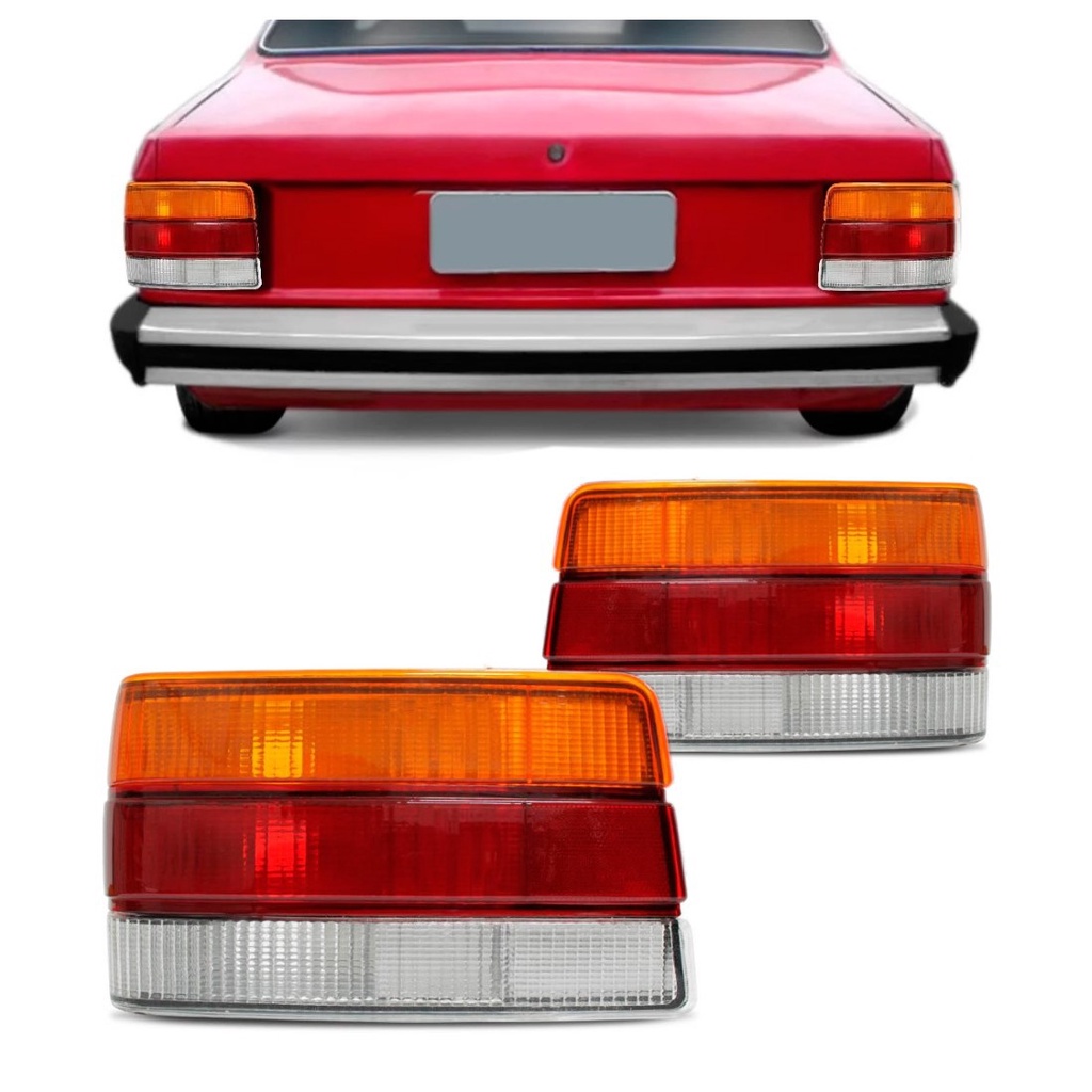 Lanterna Traseira Chevette 1987 88 89 90 a 1996 Tricolor em Oferta na Shopee