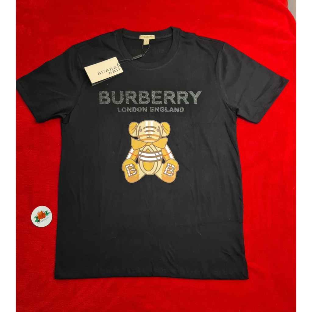 Camiseta Burberry masculina preta importada | Shopee Brasil