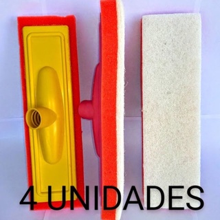 Kit 4 Rodos Limpa Lava VIDRO Sem Riscos (SEM CABO)