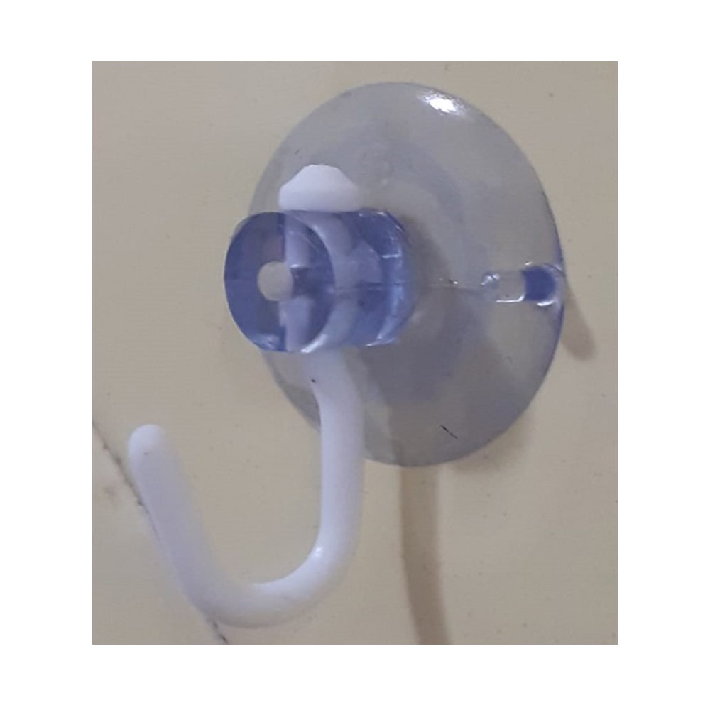 50 Ventosas 40mm 4cm Silicone P/Vidro Acrílico PVC C/Gancho