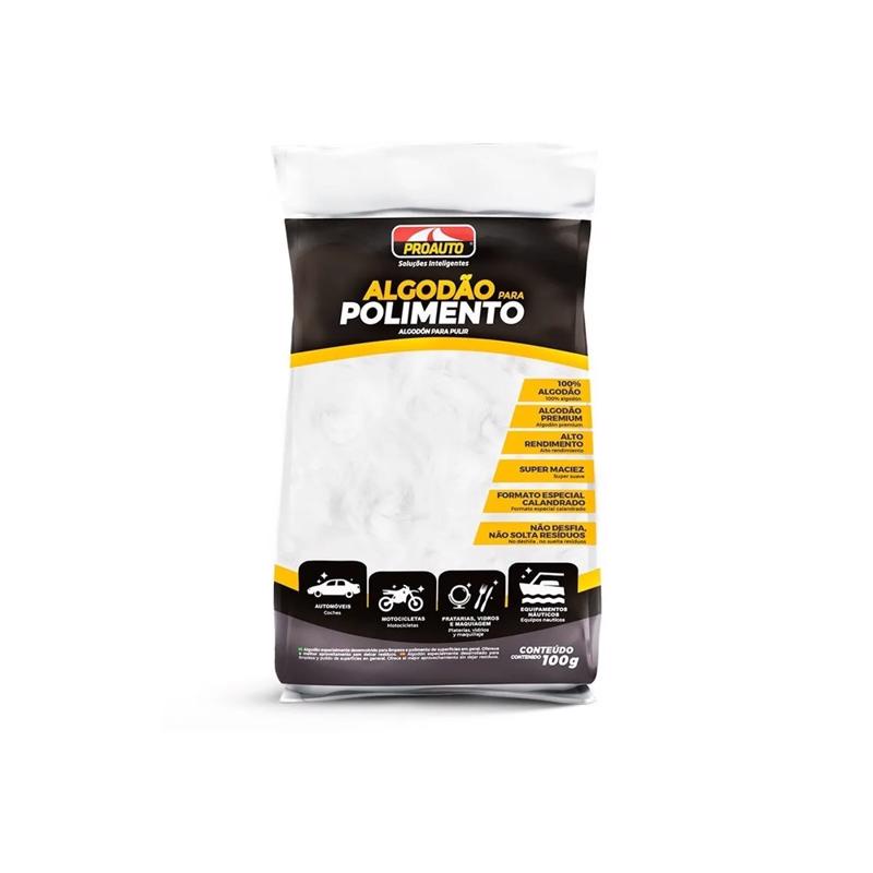 Algodão p/ Polimento - PROAUTO em Oferta na Shopee