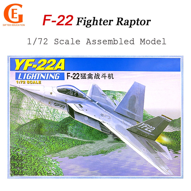 Avião Modelo Em Escala 1 / 72 / YF-22A / F-22 / Raptor / Brinquedo De  Aeronave | Shopee Brasil