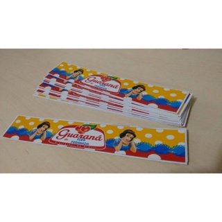 Rótulos Adesivos 20 X 3,5cm Personalizados Para Refrigerante Caçulinha em Oferta na Shopee