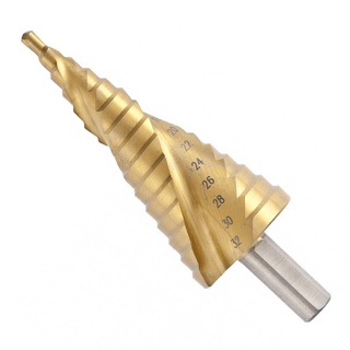 Broca Escalonada de 4 à 32 MM HSS Espiral Profissional MTX em Oferta na Shopee