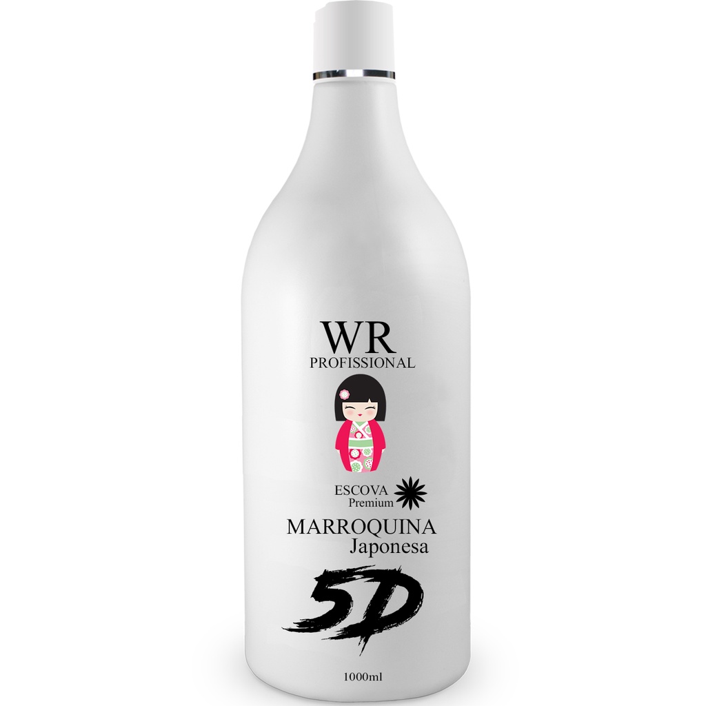 Progressiva Japonesa 5D 1000ml, Alisamento Perfect - Tratamento Capilar de Alinhamento e Brilho em Oferta na Shopee