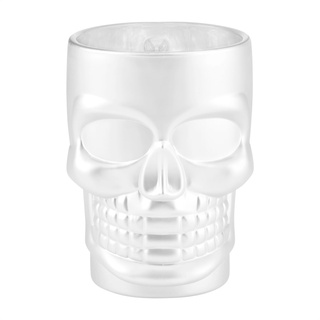 Caneca Caveira de Vidro 460ml Transparente Fosco Hauskraft em Oferta na Shopee