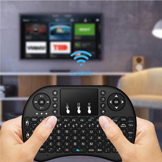 Mini Teclado Controle Sem Fio Para Smart Tv Tv Box Pc