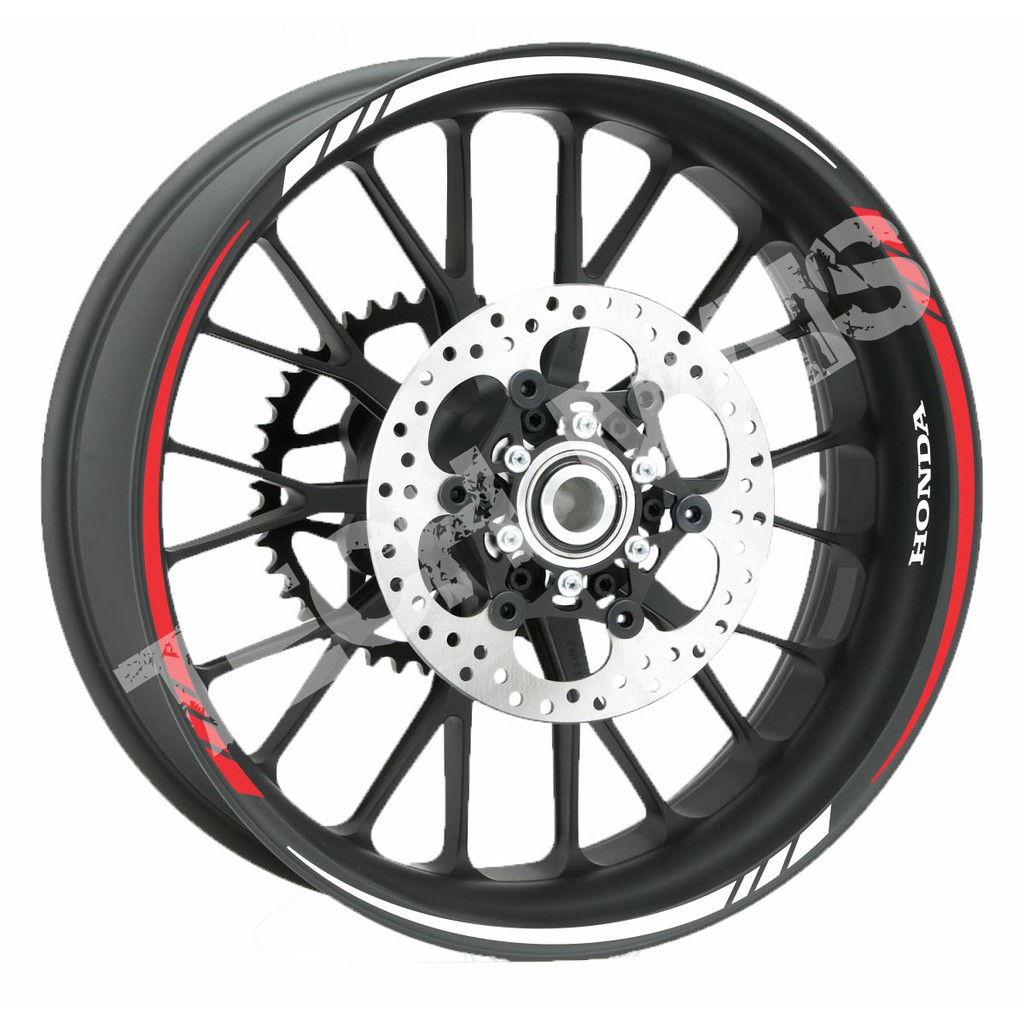 Kit de Friso Fita Adesivo CB Twister  Adesivo CB300R Adesivo CB500F Adesivo CB650F  CBR650F Adesivo CBR600F Adesivo CBR600RR Adesivo CB1000R Adesivo CBR650R Adesivo CB500 Adesivo CBR500R Adesivo CBR1000RR Adesivo cbx250 para roda de moto