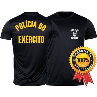 Camiseta Militar Polícia Do Exército