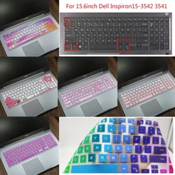 Capa Protetora De Silicone Ultra-Fina Para Teclado De Laptop De 15,6 Polegadas / Dell Inspiron15-3542 / 3541