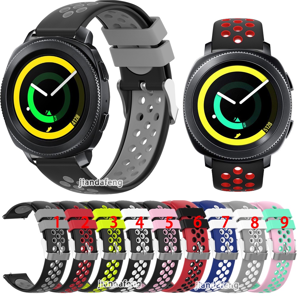 spine All kinds of Disobedience Pulseira Respirável Esportiva Dois Tons Para Samsung Gear Sport | Shopee  Brasil