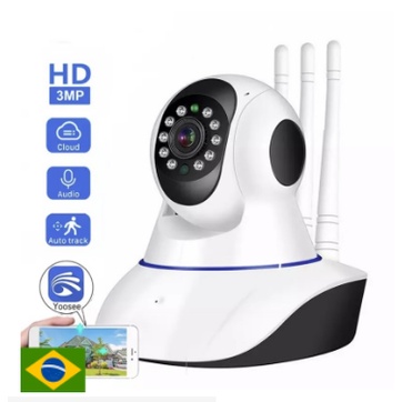 Camera 3 Antenas Ip Wifi Sistema Yoosee/yyp2p - ENVIO IMEDIATO