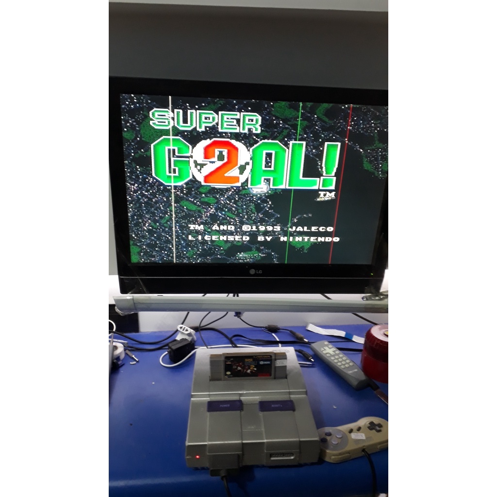 JOGO SNES SUPER GOAL 2 CHIP ORIGINAL H326