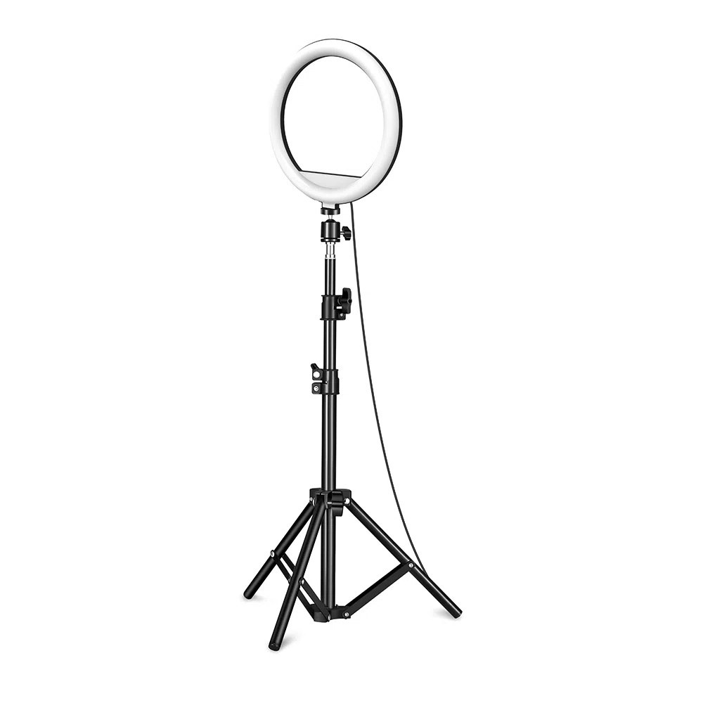 Suporte Ring Light Premium de Chão 10 Pol. até 110cm Altura