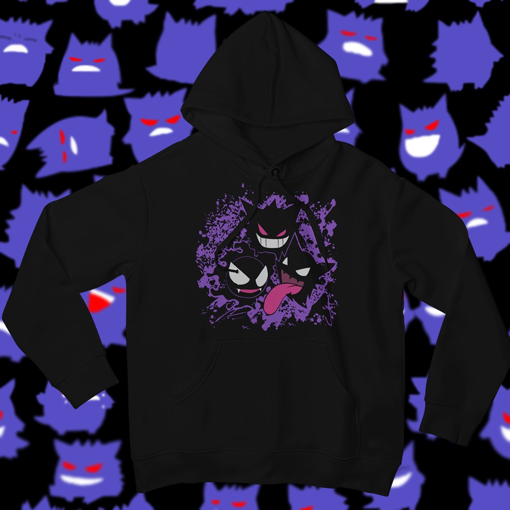 Blusa Moletom Canguru Com Capuz Unissex Algodão Poison Fantasma Ghost