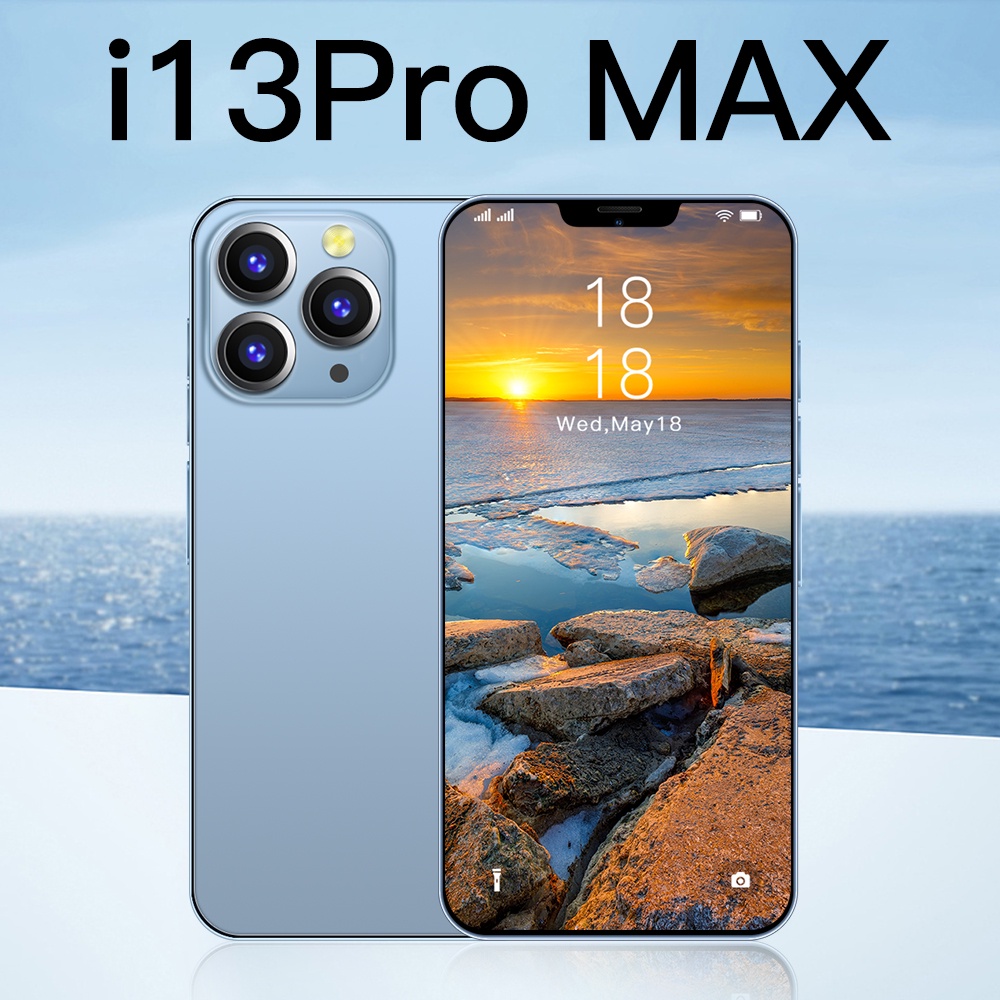 i13 Pro Max Venda De Celular 12GB + 512GB Telefone 6,7 Polegadas Tela Cheia Original