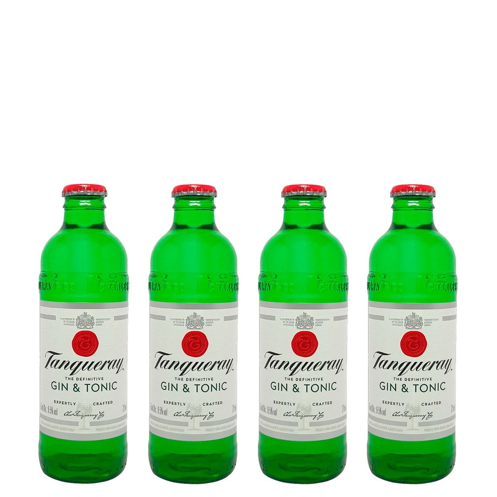 Kit 04 Gins Tanqueray Tonic 275ml Shopee Brasil