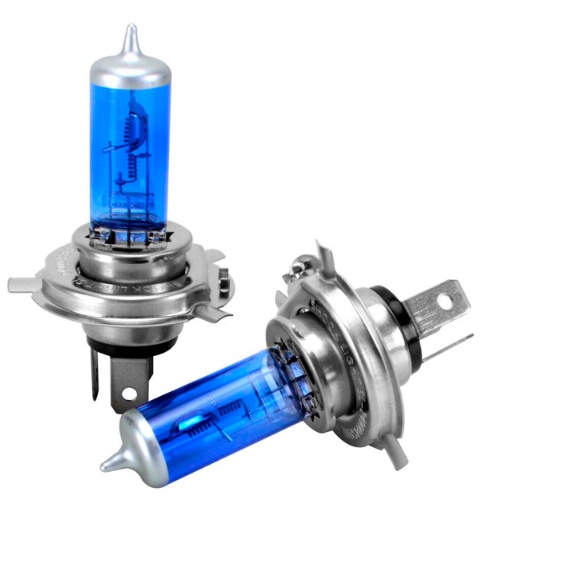 Par Lampada Super Branca H4 24v 75/70W 4200K