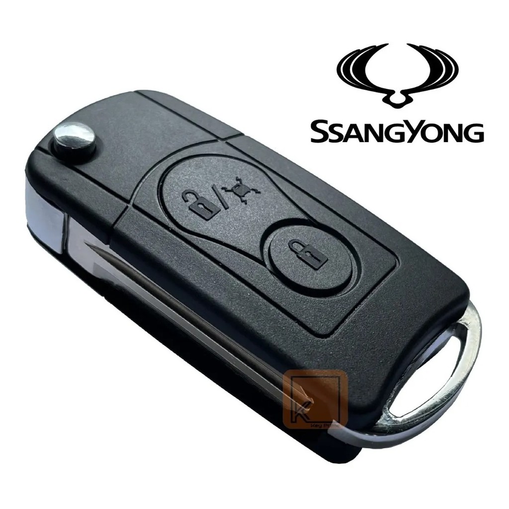 Chave Canivete Ssangyong Actyon Kyron Rexton 2 Botões
