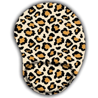 Mouse pad estampas pele de animais com apoio ergonomico em Oferta na Shopee