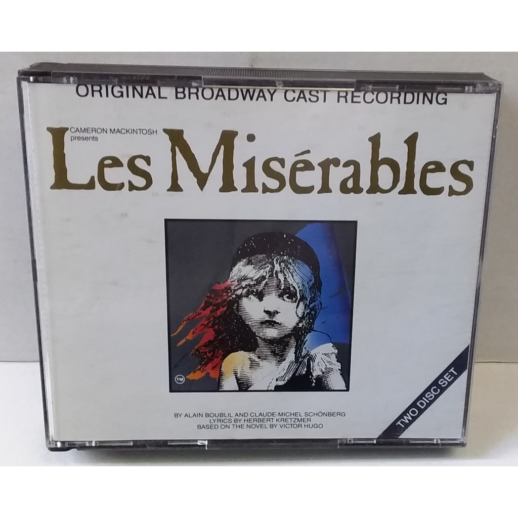 CD DUPLO Les Misérables (Original Broadway Cast Recording)-Cameron Mackintosh USADO EM BOM ESTADO