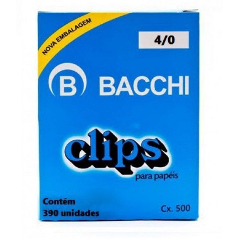 Caixa De Clips Com Gramas Galvanizado Bacchi Com Unidades Shopee Brasil