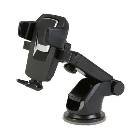 Suporte Veicular para Celular e GPS Universal 360° Trava Automática Ajustável Ventosa Para Painel