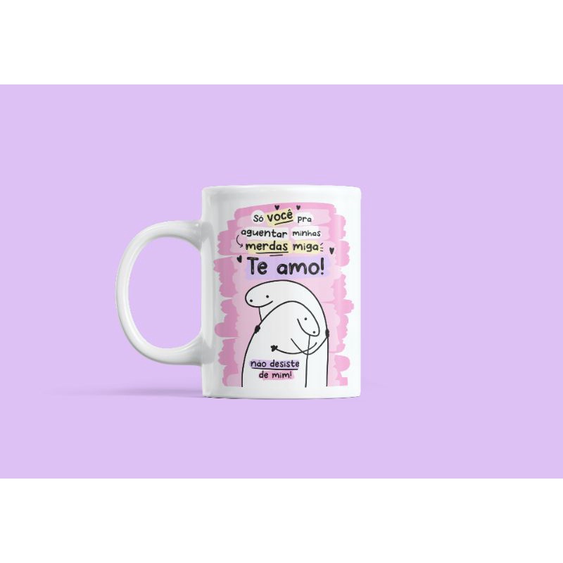 Caneca Flork Amiga Shopee Brasil