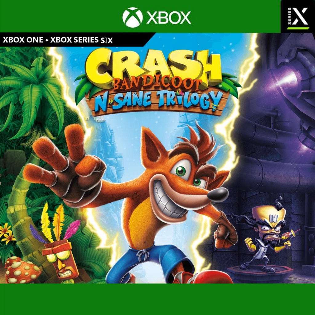 Crash Bandicoot N. Sane Trilogy Trilogia - Xbox One e Séries S/X ...