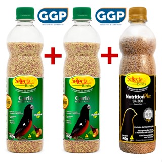 Ração Extrusada Sellecta Natural Curió, Bicudo e Azulão 360g + SR 200 360g em Oferta na Shopee