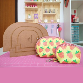 Nécessaire Meia Lua - Arte da Bê em Oferta na Shopee