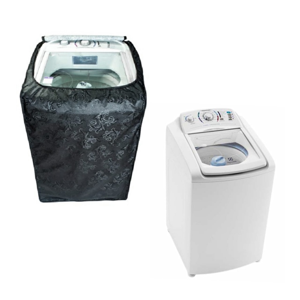 Capa Maquina Consul 9 kilos Corino Grosso com Zíper em Oferta na Shopee