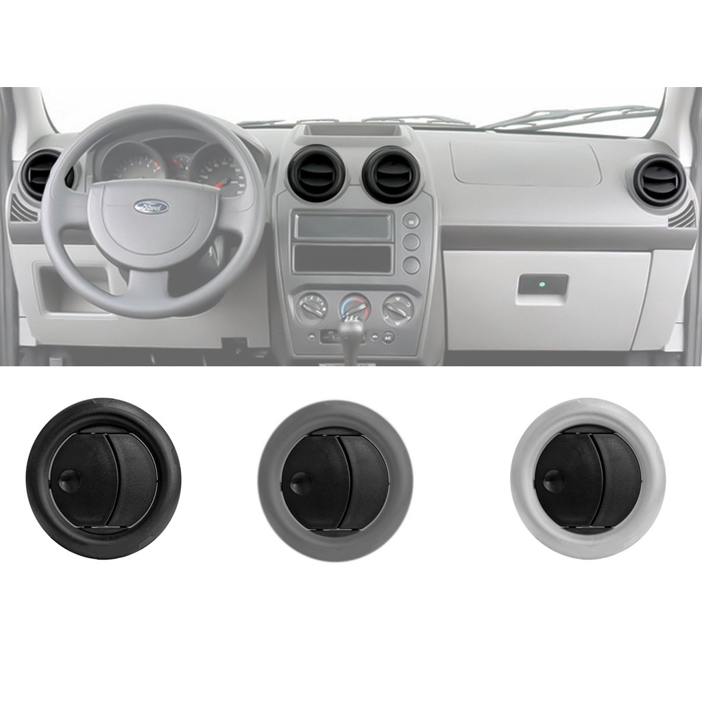 Difusor de ar completo Linha Ford FIESTA  2008 2009 2010 2011 2012 2013 2014 Saída ar condicionado ventilação