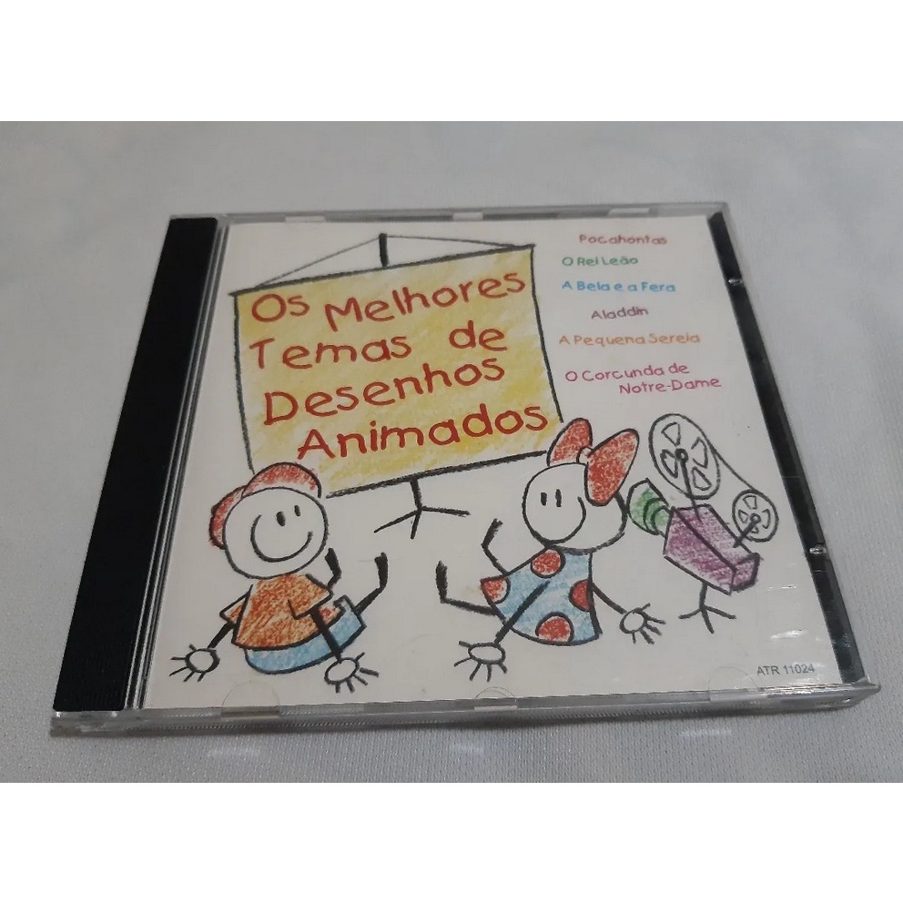 Cd Os Melhores Temas De Desenhos Animados Shopee Brasil