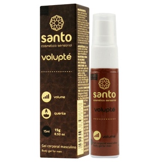 Gel Intensificador Masculino Vegano - Santo Volupté | 15g em Oferta na Shopee