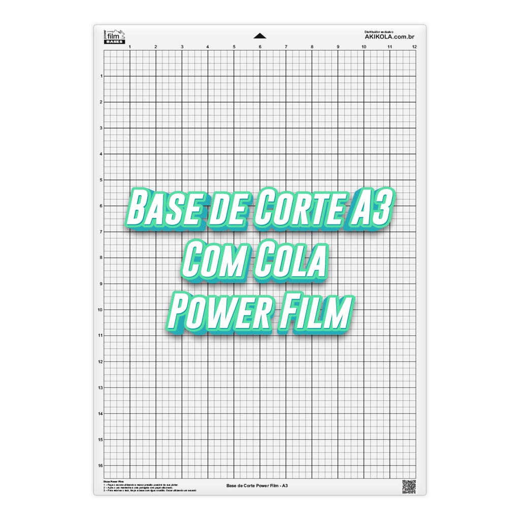 2 Bases De Corte C/ Cola - A3 - Para Plotter De Recorte/Silhouette e Outras Marcas