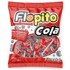 Pirulito Flopito Cola 400g Florestal