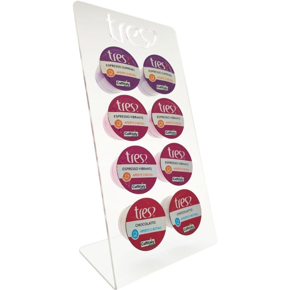 Suporte Porta Cápsula 8 Cápsulas Café Três Corações Ps