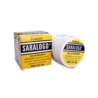 Pomada Cicatrizante Saralogo Para Cães 30g.