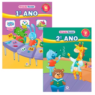 Kit Livros Primeiro e Segundo Ano - Ciranda Escolar