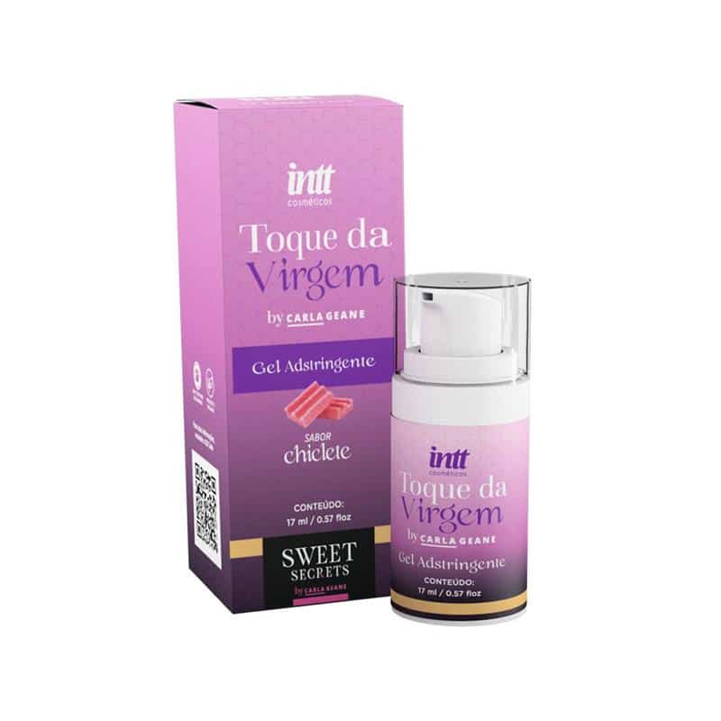 Gel Adstringente Feminino com Sabor de Chiclete - Intt Toque da Virgem Sweet Secrets By Carla Geane | 17ml em Oferta na Shopee