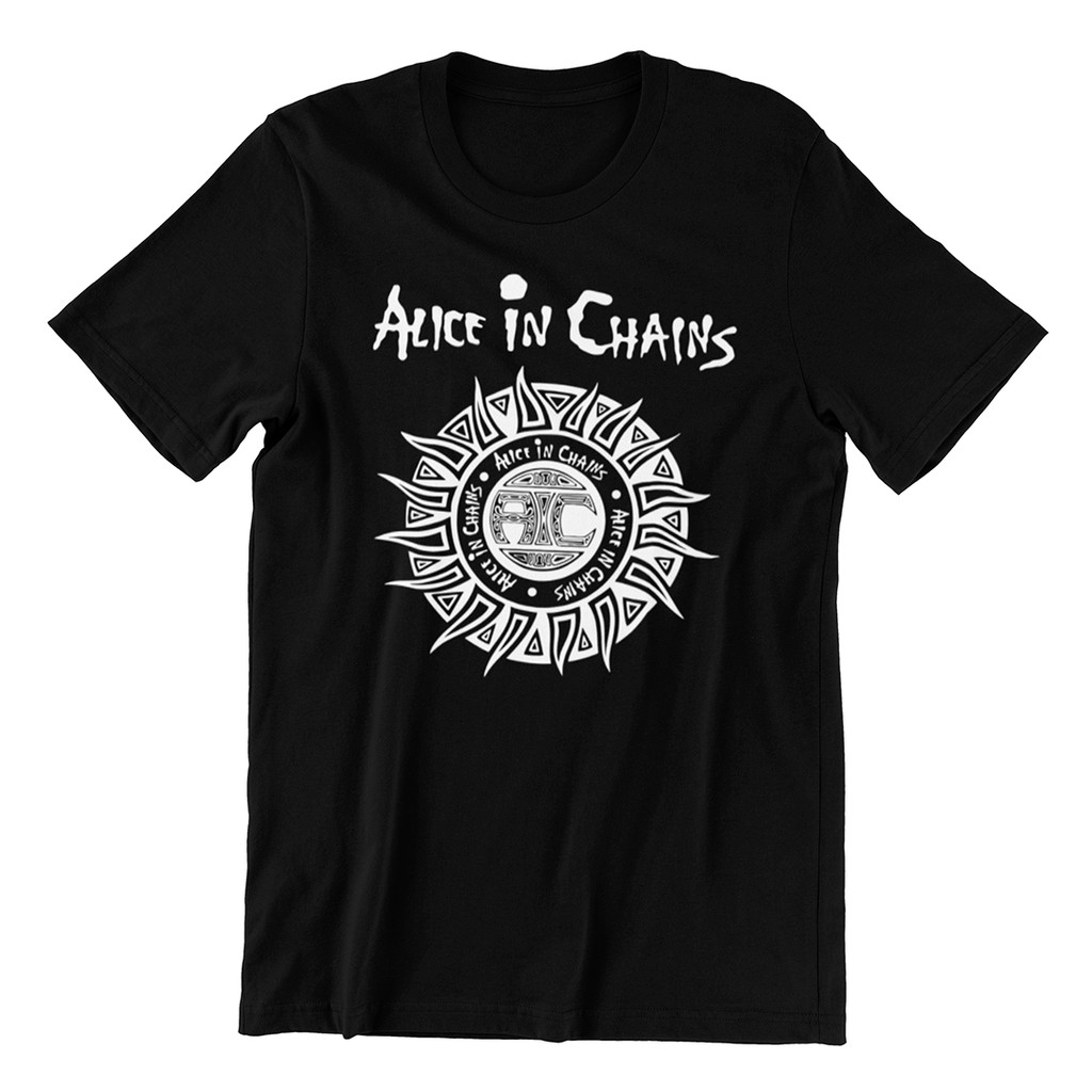 Camisa Camiseta Basica Unissex Masculino Feminino Alice In Chains Banda De Rock Sludge Metal Hard Rock