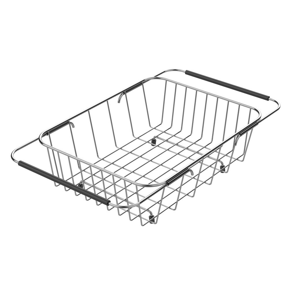 Cesto Aramado Retangular Tramontina Inox Alça Regulável Cuba