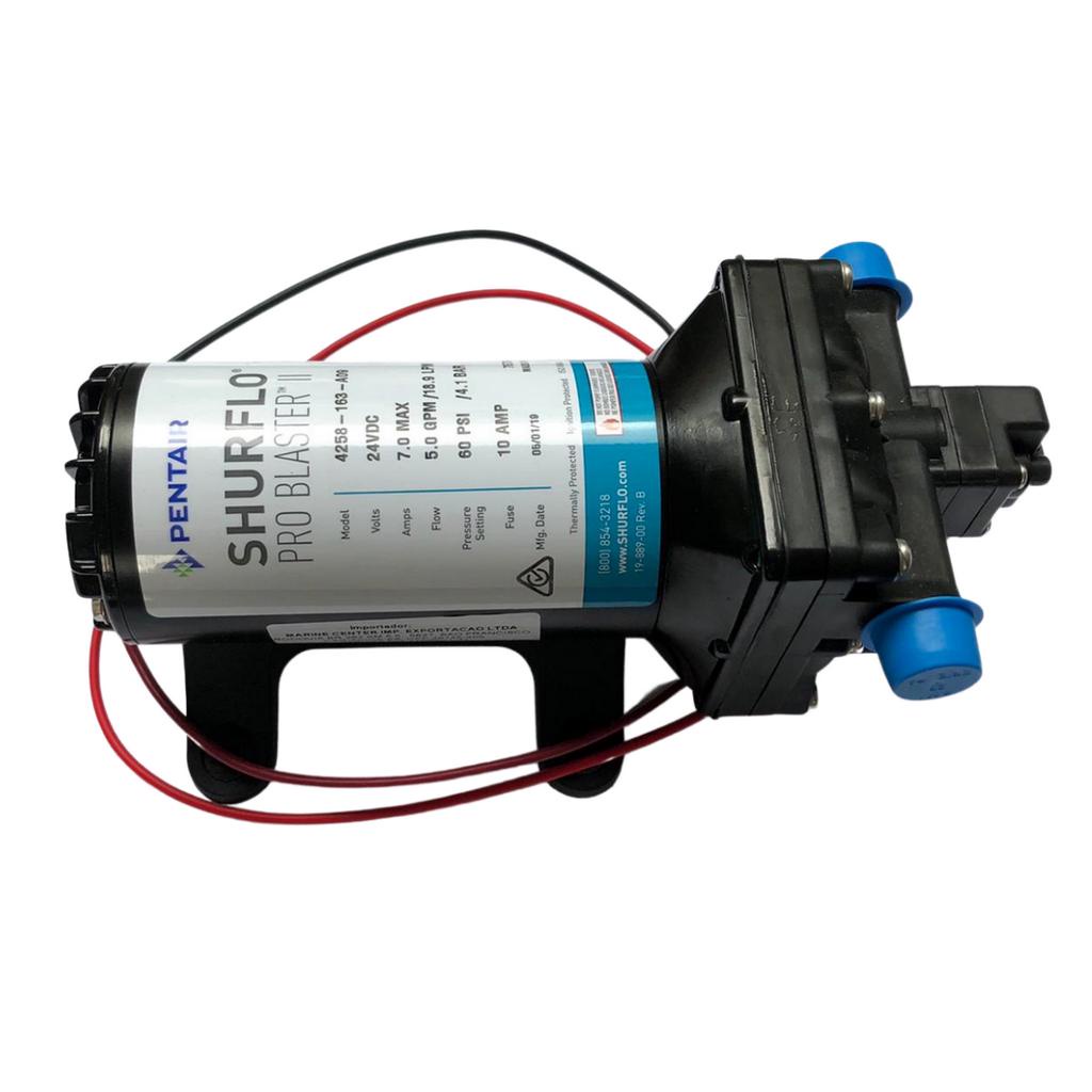 Bomba pressurizadora de água doce e salgada SHURflo 24 V 5.0 GPM