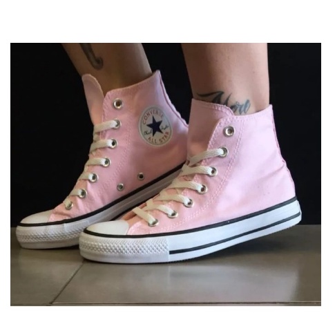 All Star Azul Bebe Cano Alto Botinha Feminino Top Cores Preco Imperdivel Shopee Brasil