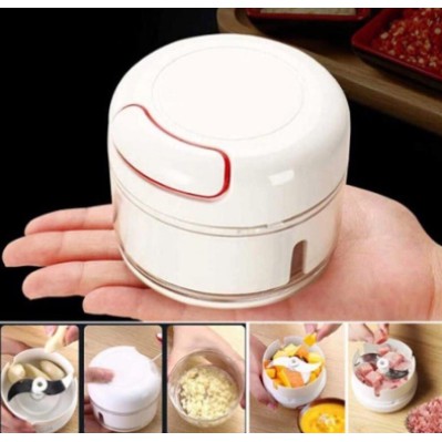 Mini Processador Triturador de Alimento Manual Utensílio Cozinha