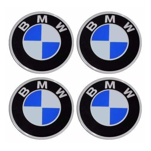 Jogo Emblema Bmw Botom Para Calotinha Roda Esportiva Calota 47mm 48mm 49mm 50mm 51mm 52mm 54mm 55mm 56mm 58mm 60mm 64mm 65mm 66mm 68mm 69mm 70mm