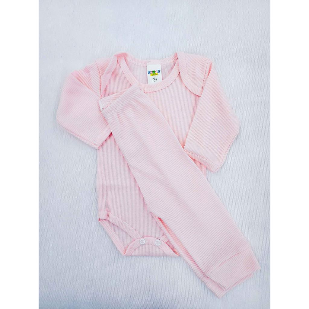 Conjunto Body e Culote Manga longa Cores Sortidas - Gente Miúda